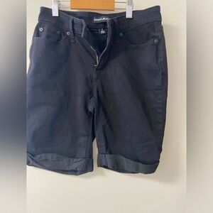 Dkny black womens shirts denim size 6